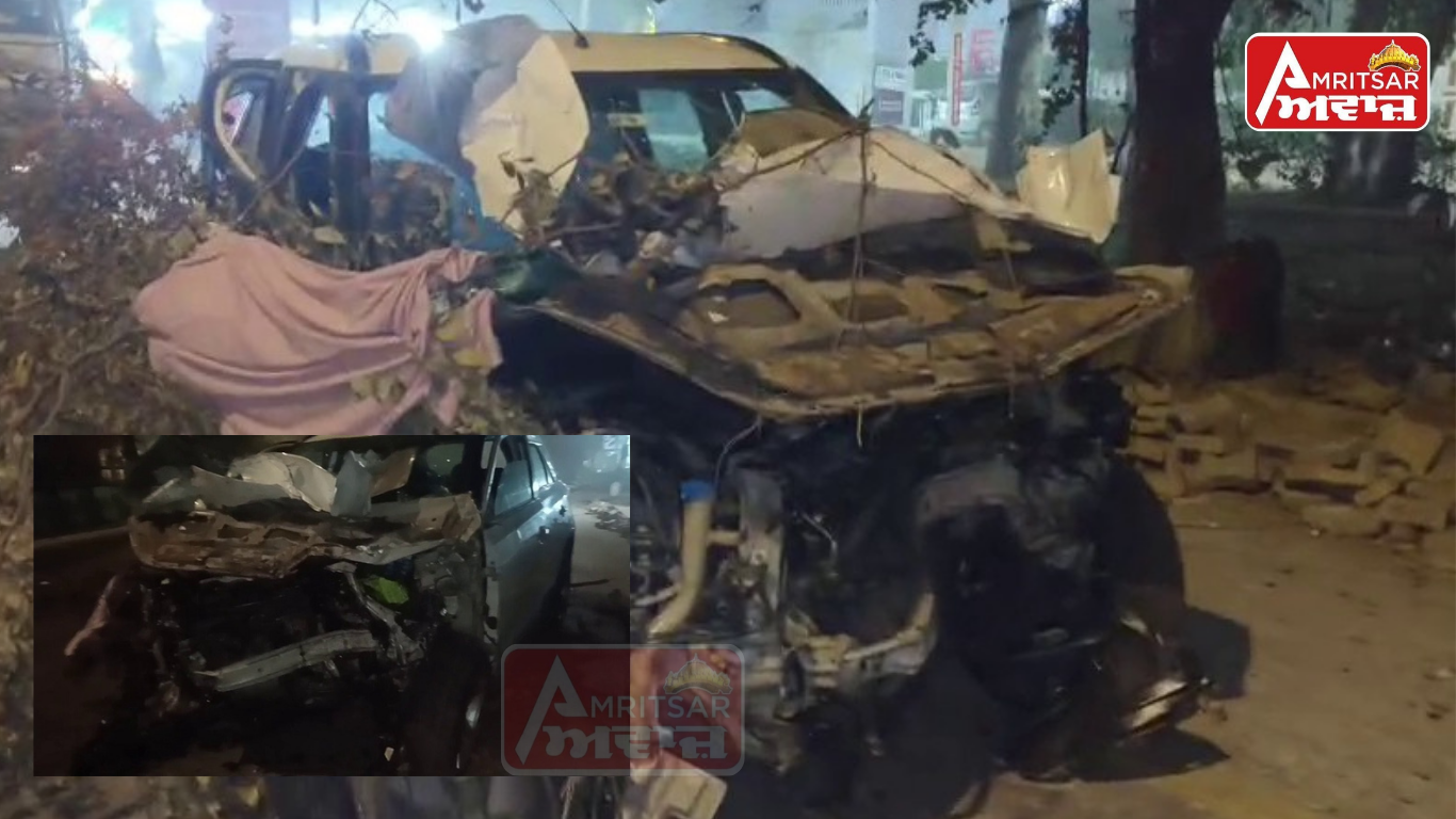 ਜਲੰਧਰ ‘ਚ ਡੀਏਵੀ ਫਲਾਈਓਵਰ ‘ਤੇ ਹਾਦਸਾ, ਖੜ੍ਹੇ ਟਰੱਕ ‘ਚ ਵੱਜੀ ਕਾਰ, 2 ਲੋਕ ਹੋਏ ਜ਼ਖਮੀ !