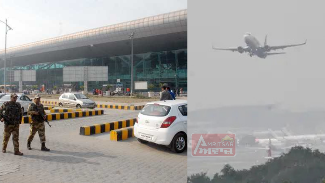 ਅੰਮ੍ਰਿਤਸਰ ਏਅਰਪੋਰਟ ‘ਤੇ ਚੱਕਰ ਲਾਉਂਦੀ ਰਹੀ Delhi ਤੋਂ ਆਈ ਫਲਾਈਟ, ਨਹੀਂ ਮਿਲੀ ਲੈਂਡਿੰਗ ਦੀ ਇਜਾਜ਼ਤ !
