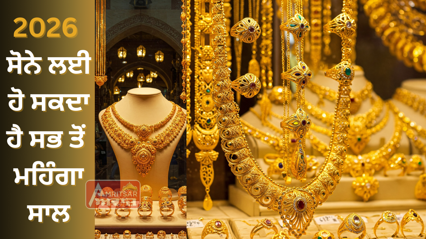 Gold Jewellery ਖ਼ਰੀਦਣਾ ਪਵੇਗਾ ਭਾਰੀ, 2026 ”ਚ ਕੀਮਤਾਂ ਨੂੰ ਲੈ ਕੇ ਵੱਡਾ ਅਨੁਮਾਨ ਜਾਰੀ !