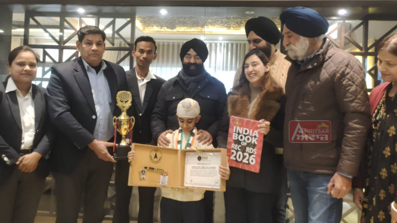ਨਿੱਕੇ ਸਿੱਖ ਨੇ ਵਿਖਾਇਆ Talent, 7 ਸਾਲਾਂ ਬੱਚੇ ਨੇ ਇੰਡੀਆ ਬੁੱਕ ਆਫ ਰਿਕਾਰਡ ‘ਚ ਦਰਜ ਕਰਾਇਆ ਨਾਂ: