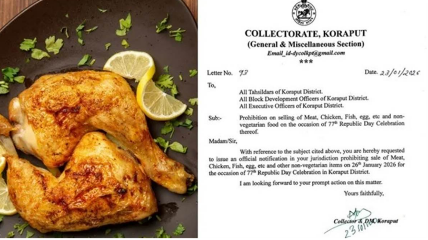 ਗਣਤੰਤਰ ਦਿਵਸ ‘ਤੇ ਮਾਸ, ਮੱਛੀ ਅਤੇ ਆਂਡੇ ਦੀ ਵਿਕਰੀ ‘ਤੇ ਪਾਬੰਦੀ, ਪ੍ਰਸ਼ਾਸਨ ਨੇ ਜਾਰੀ ਕੀਤੇ ਹੁਕਮ !