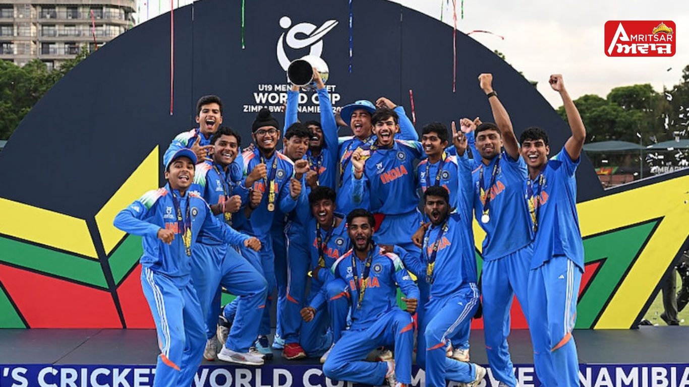 IND vs ENG U19 : ਭਾਰਤ ਨੇ ਛੇਵੀਂ ਵਾਰ ਜਿੱਤਿਆ ਅੰਡਰ-19 ਵਿਸ਼ਵ ਕੱਪ , ਇੰਗਲੈਂਡ ਨੂੰ 100 ਦੌੜਾਂ ਨਾਲ ਹਰਾਇਆ !