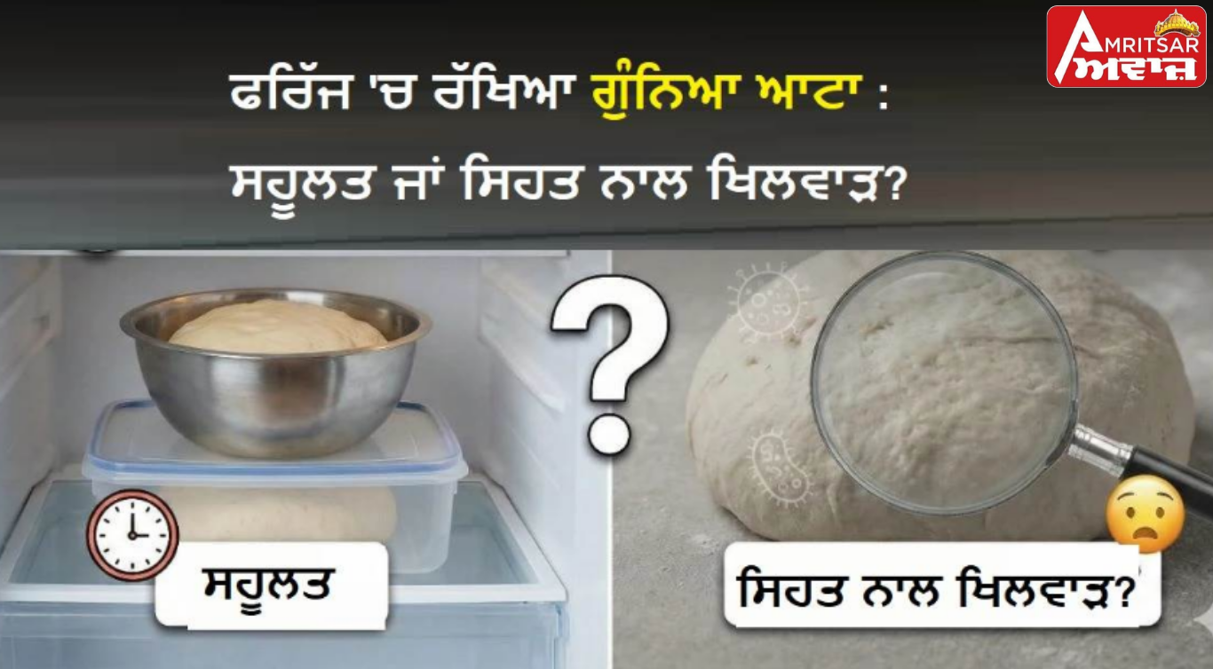 ਸਾਵਧਾਨ! ਕੀ ਫਰਿੱਜ ‘ਚ ਰੱਖਿਆ ਆਟਾ ਤੁਹਾਨੂੰ ਬਿਮਾਰ ਕਰ ਰਿਹੈ? ਕਿੰਨੇ ਘੰਟਿਆਂ ਬਾਅਦ ਇਹ ਬਣ ਜਾਂਦੈ “Slow Poison”